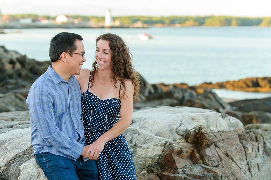 Great Island Common Engagement Session :: Duy + Emily