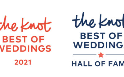 We’re Celebrating Being Named Winner of The Knot Best of Weddings 2021!